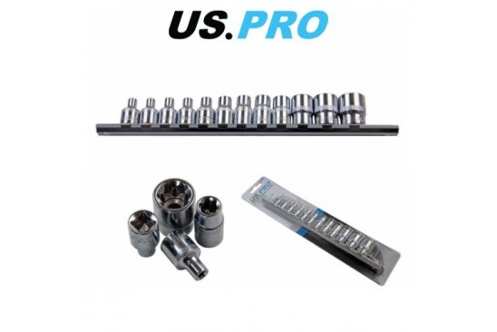 Torx uitwendig doppenset 3/8" 12-delig