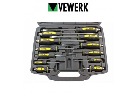 Schroevendraaierset "go-thru" 12-delig