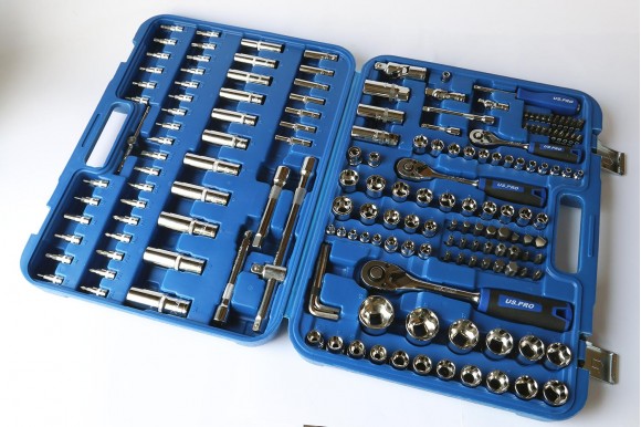 Dopsleutelset 1/4", 3/8" en 1/2" 172-delig