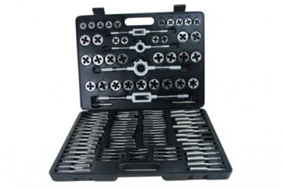 Tap- en snijmoerenset M2 t/m M18 metrisch 110-delig