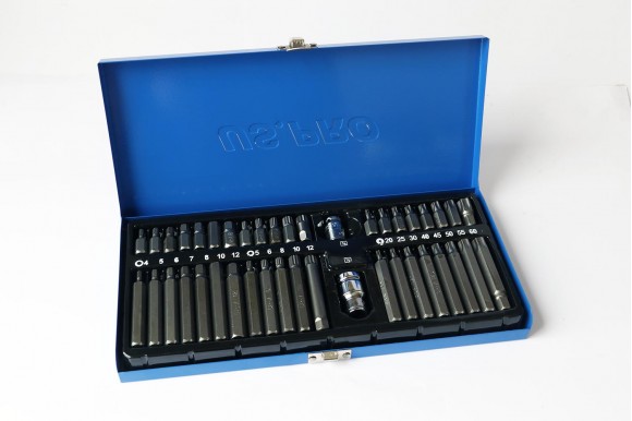Bittenset 30 en 75 mm 42-delig