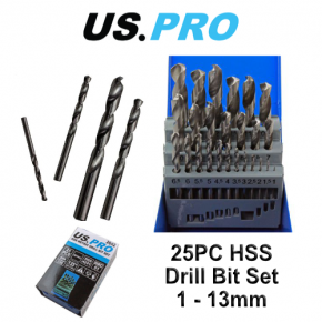 Borenset HSS 1-13 mm 25-delig