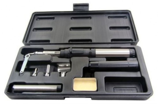 Gassoldeerboutset voor butaan gas 8-delig 