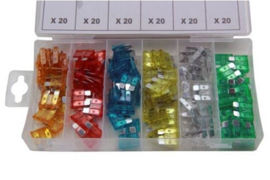 Autozekering assortiment 120-delig