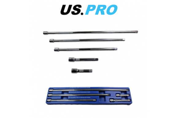 Verlengstukkenset extra lang 1/2" 5-delig