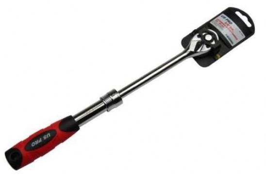 Uitschuifbare ratel 72-tandig 220 - 320 mm lang 3/8"