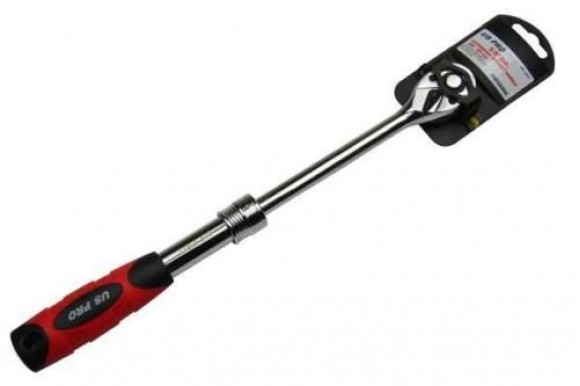 Uitschuifbare ratel 72-tandig 220 - 320 mm lang 3/8"