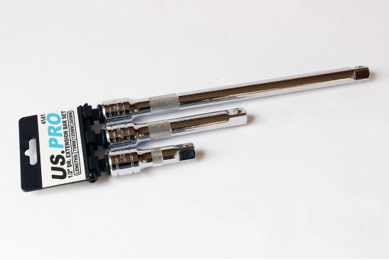 Verlengstukkenset 1/2" 3-delig