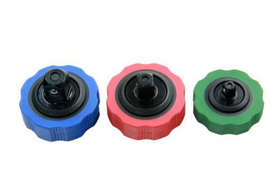 Handratelset "palm" model 1/4", 3/8" en 1/2" 3-delig