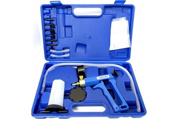 Vacuüm pompset voor remvloeistof - remontluchter