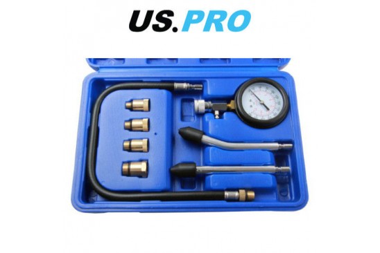 Compressie test set voor benzinemotoren 8-delig