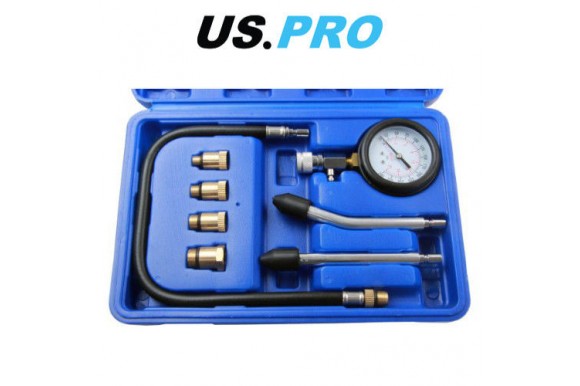 Compressie test set voor benzinemotoren 8-delig