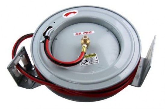 Automatische luchtslanghaspel met luchtslang 10,0 mm x 15 meter