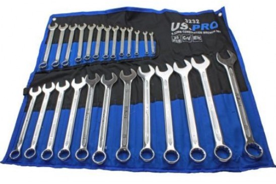 Ring-steeksleutelset 6 mm tot 32 mm 25-delig 