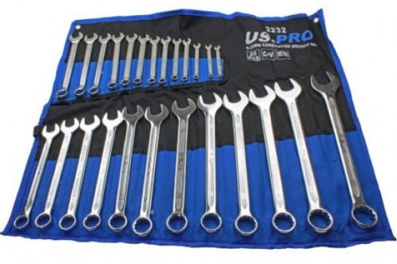 Ring-steeksleutelset 6 mm tot 32 mm 25-delig 