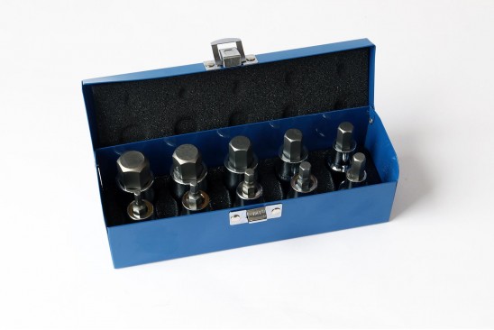 Inbus doppenset 1/2" H4 tot H19 10-delig