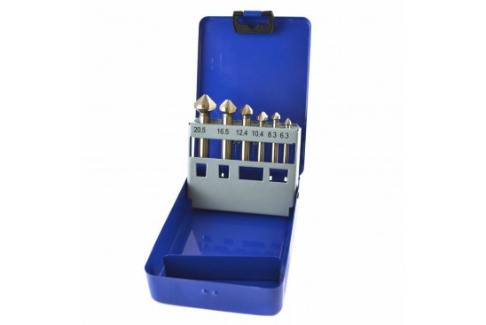 Verzinkborenset HSS 6-delig