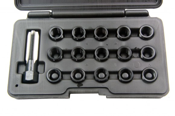 Schroefdraad reparatieset voor bougie gaten 16-delig