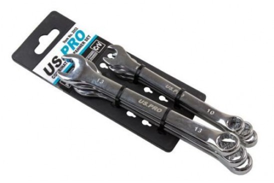 Ring-steeksleutelset 10 en 13 mm 6-delig