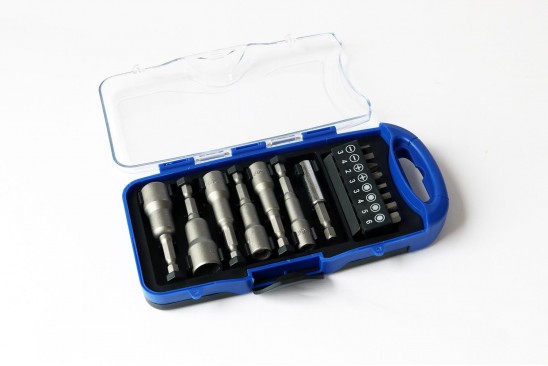 Dopsleutel bitset 1/4" 15-delig