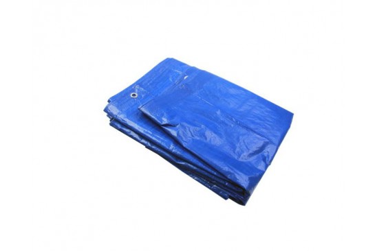 Afdekzeil blauw waterbestendig en UV-bestendig 3,45 x 5,30 meter