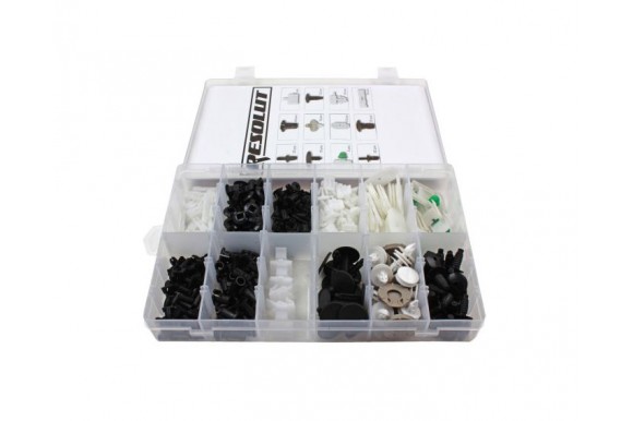 Assortiment bekleding clips voor Volkswagen 255-delig