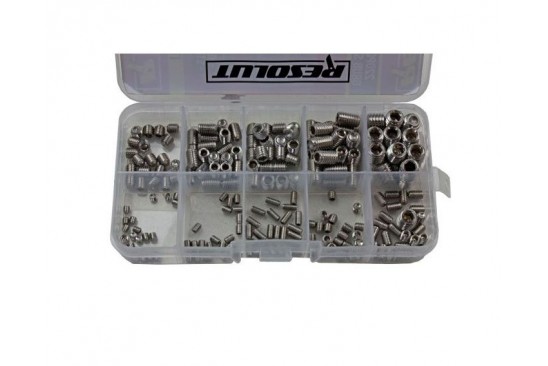 Assortiment RVS inbus stelbouten 220-delig 