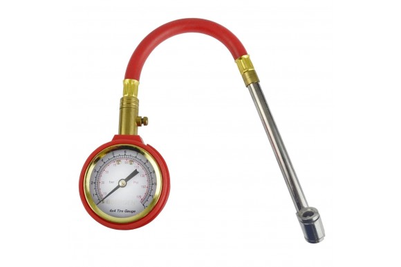 Bandenspanningsmeter met flexibele slang 