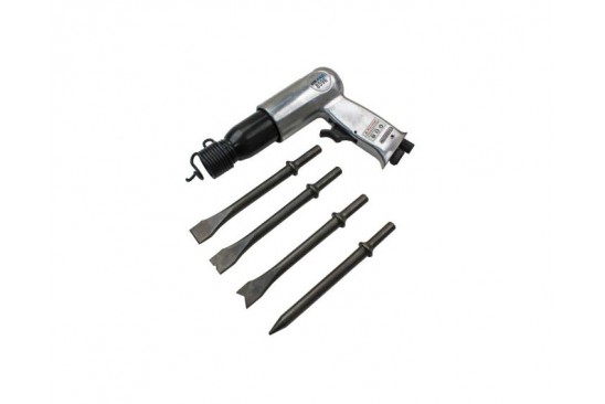 Beitel / breekhamer pneumatisch met 4 beitels 190 mm 5-delig