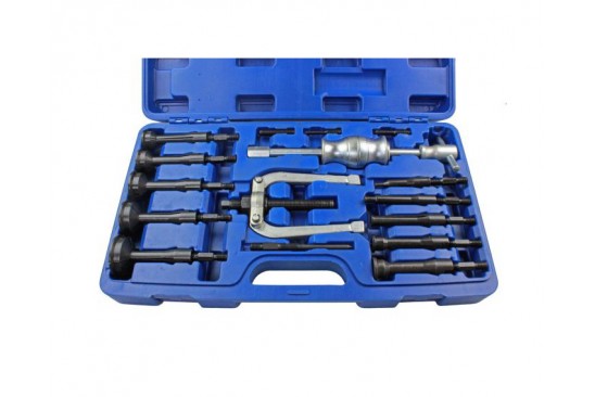 Binnenlager trekkerset voor verzonken lagers 8 - 58 mm met slagtrekker 16-delig