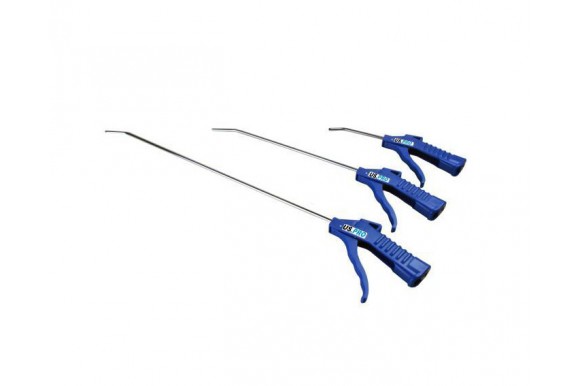 Blaaspistool / luchtpistool lang, middel en kort model 3-delig 