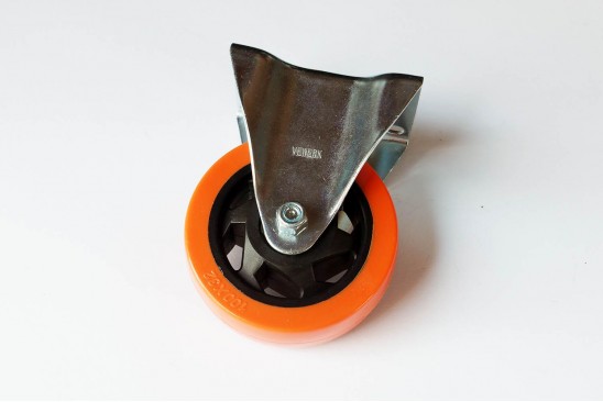 Bokwiel PVC 100 mm dubbel gelagerd