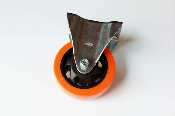 Bokwiel PVC 100 mm dubbel gelagerd