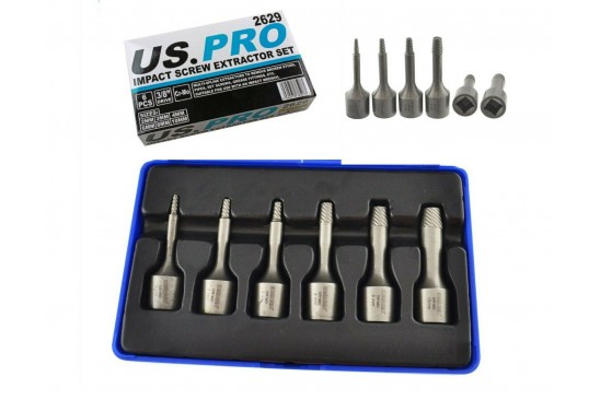 Bout verwijder set / linkse tap set 6-delig 