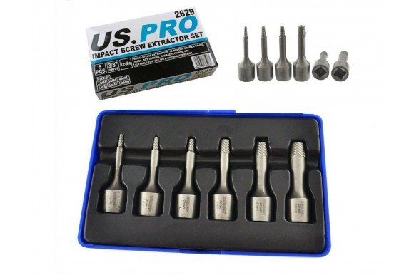 Bout verwijder set / linkse tap set 6-delig 