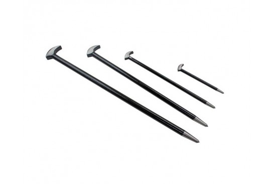 Breekijzer / koevoet set 4-delig 