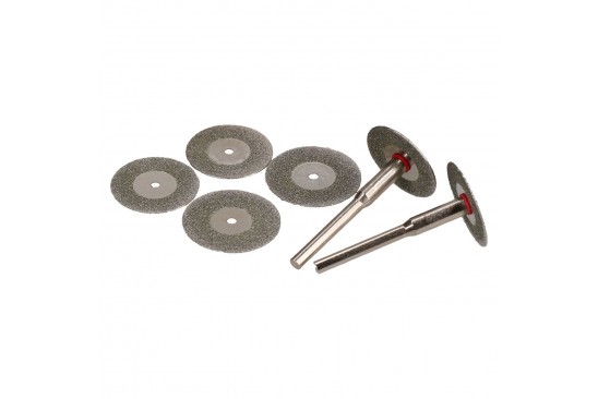 Diamant doorslijpschijven voor stiftslijper 8-delig