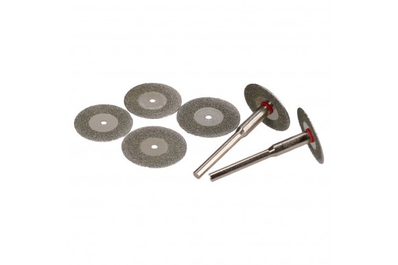 Diamant doorslijpschijven voor stiftslijper 8-delig