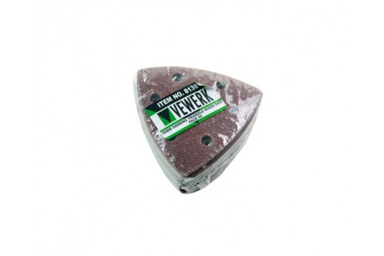 Driehoek schuurschijven met klitteband 90 mm verschillende korrel groftes 50 stuks