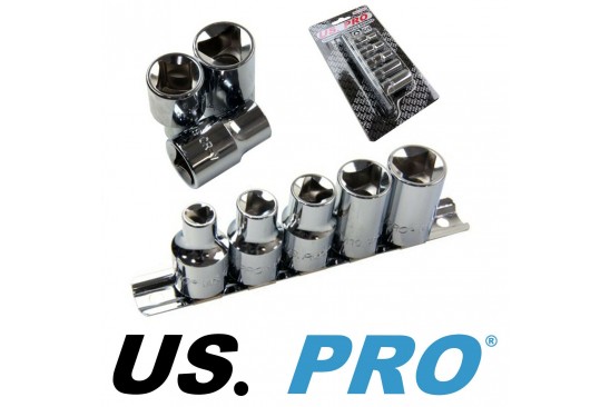 Driekant / driehoek doppenset 5-delig 