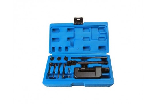 Kettingpons en klink set 12-delig 