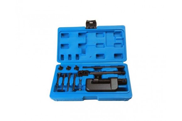 Kettingpons en klink set 12-delig 