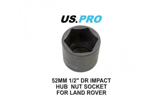 Kracht dop 52 mm 1/2" voor Land Rover naafmoer / hub nut 