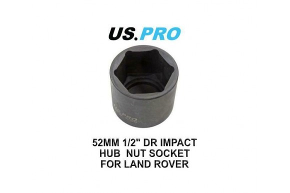 Kracht dop 52 mm 1/2" voor Land Rover naafmoer / hub nut 