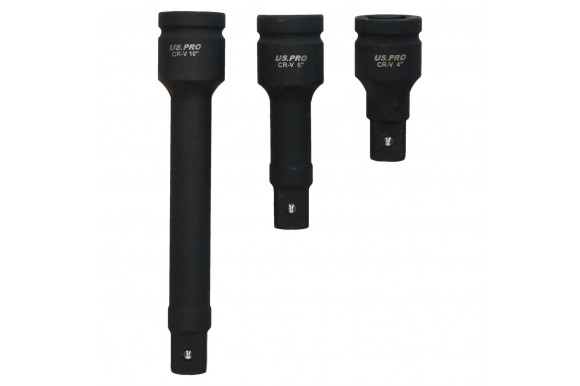 Kracht verlengstukken set 1" 3-delig