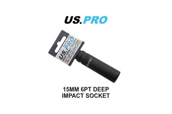 Krachtdop 6-kant 15 mm 1/2"