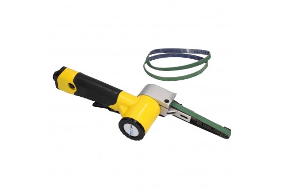 Professionele bandschuurmachine / Powerfile op perslucht 330 x 10 mm 