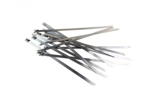 RVS kabelbinders / tie wrap assortiment 200 x 7,9 mm 25 stuks