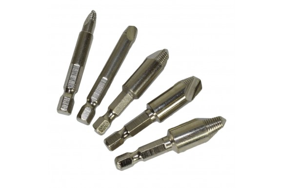 Schroef / bout verwijder set 5-delig 