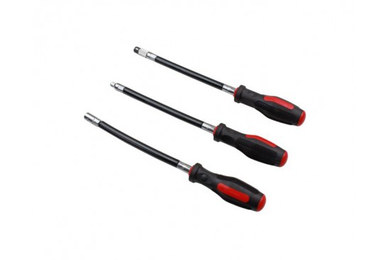 Schroevendraaierset flexibel 300 mm lang 3-delig